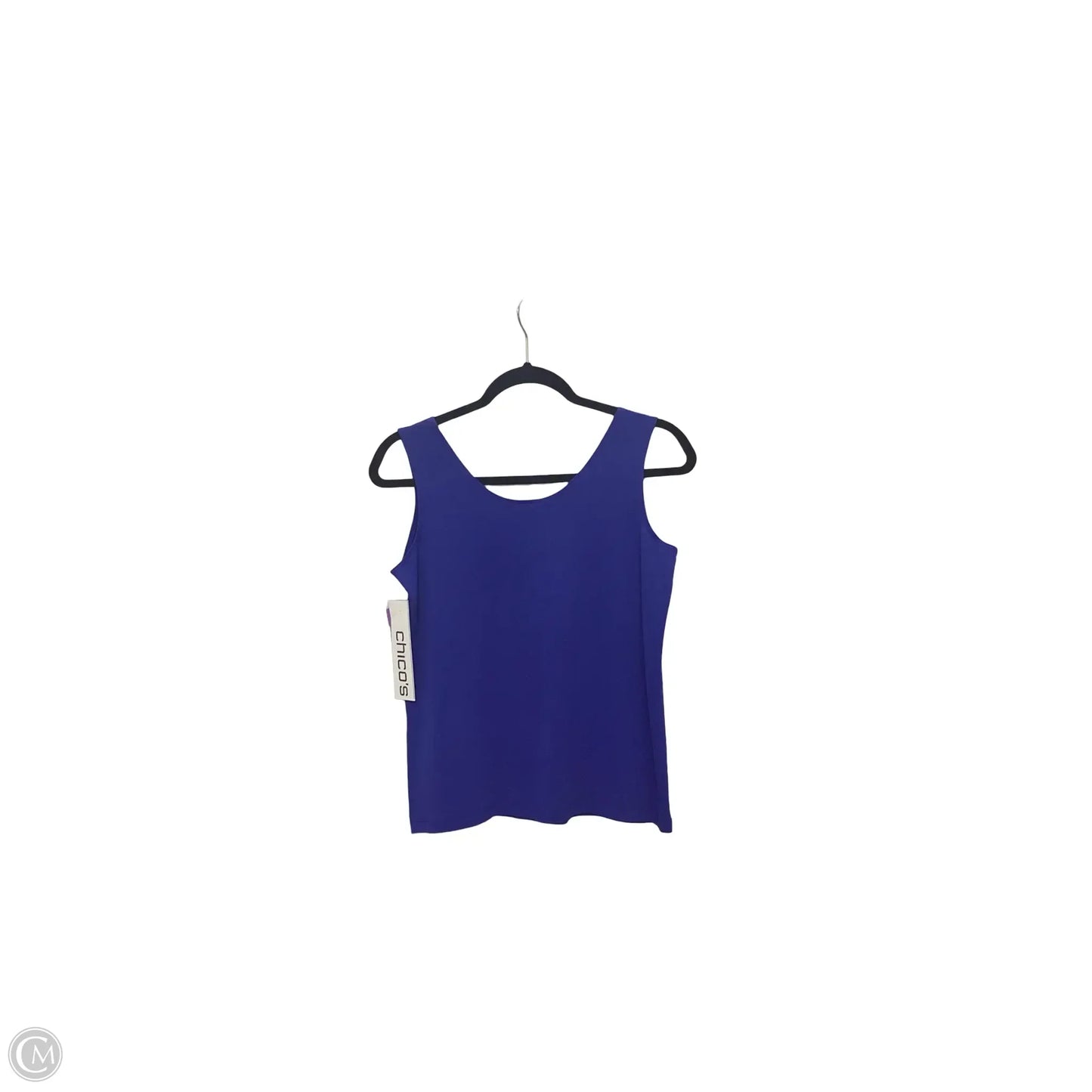 Blouse Sleeveless By Chicos In Blue, Size: M
