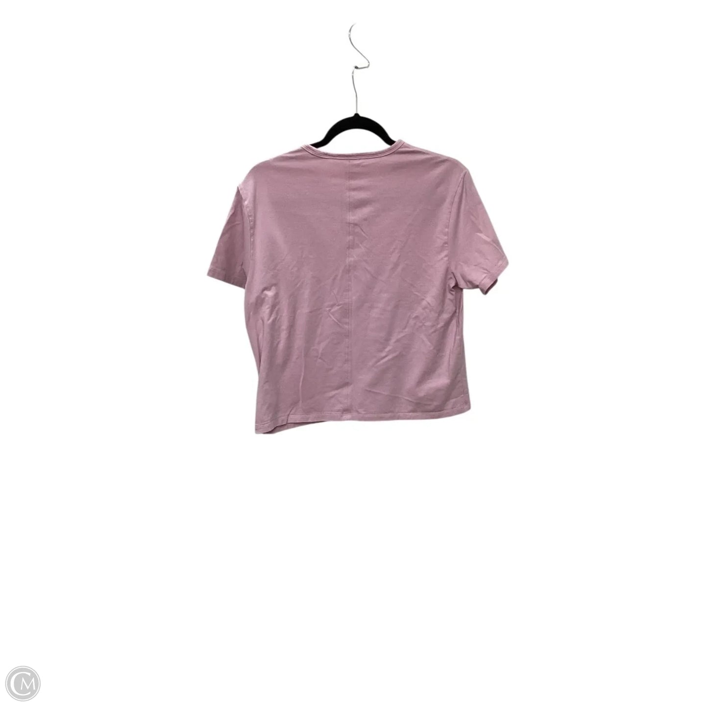Athletic Top Short Sleeve By Athleta In Pink, Size: M