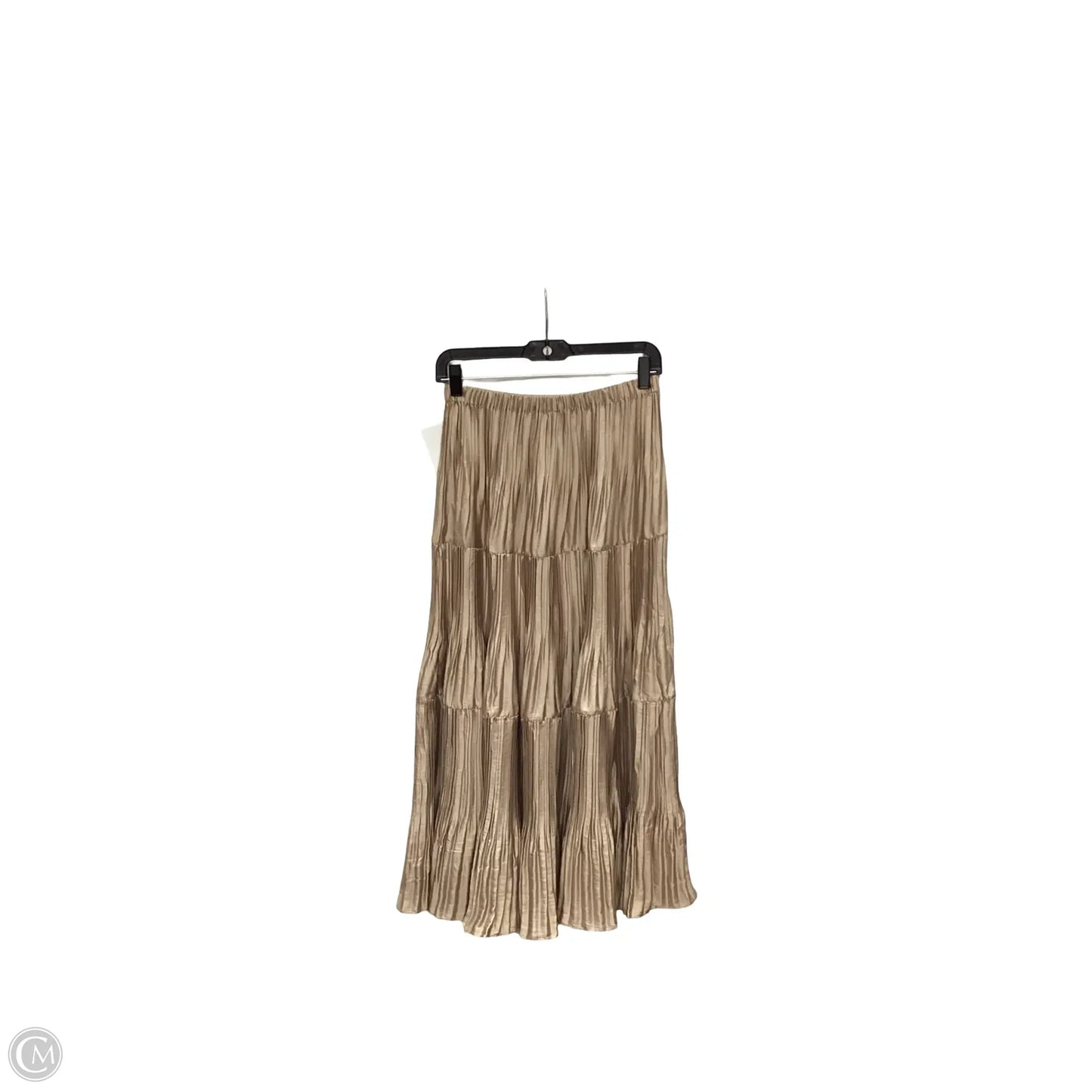 Skirt Maxi By Current Air In Gold, Size: S