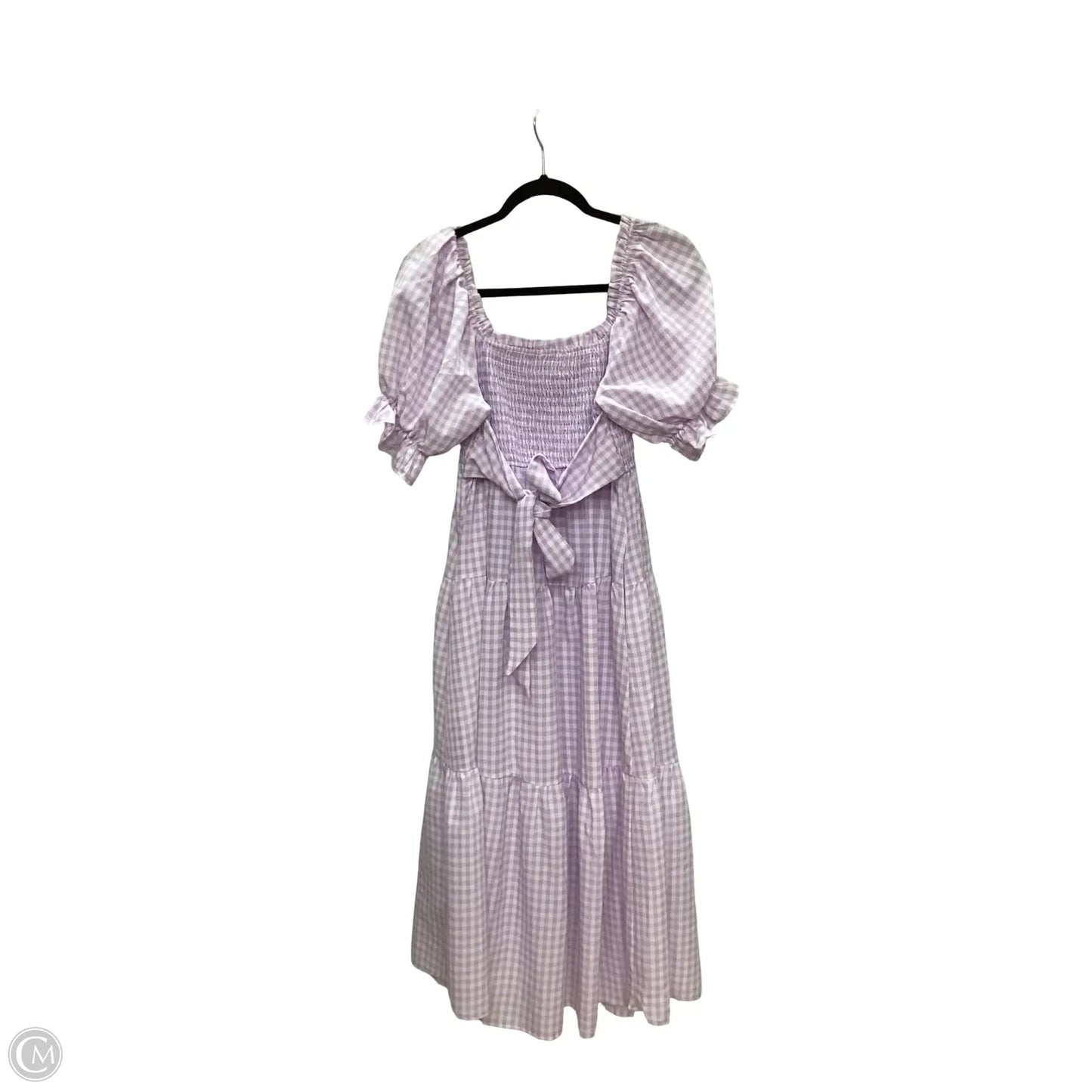 Dress Casual Maxi By &merci In Purple & White, Size: S