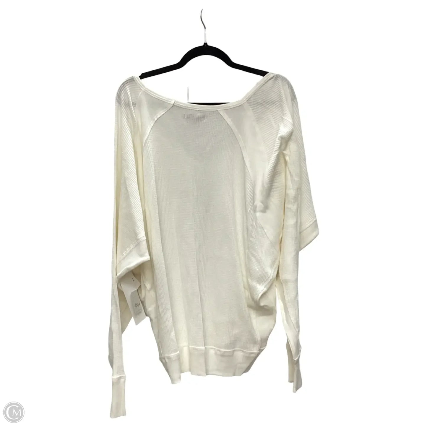 Blouse Long Sleeve By Free People In White, Size: L