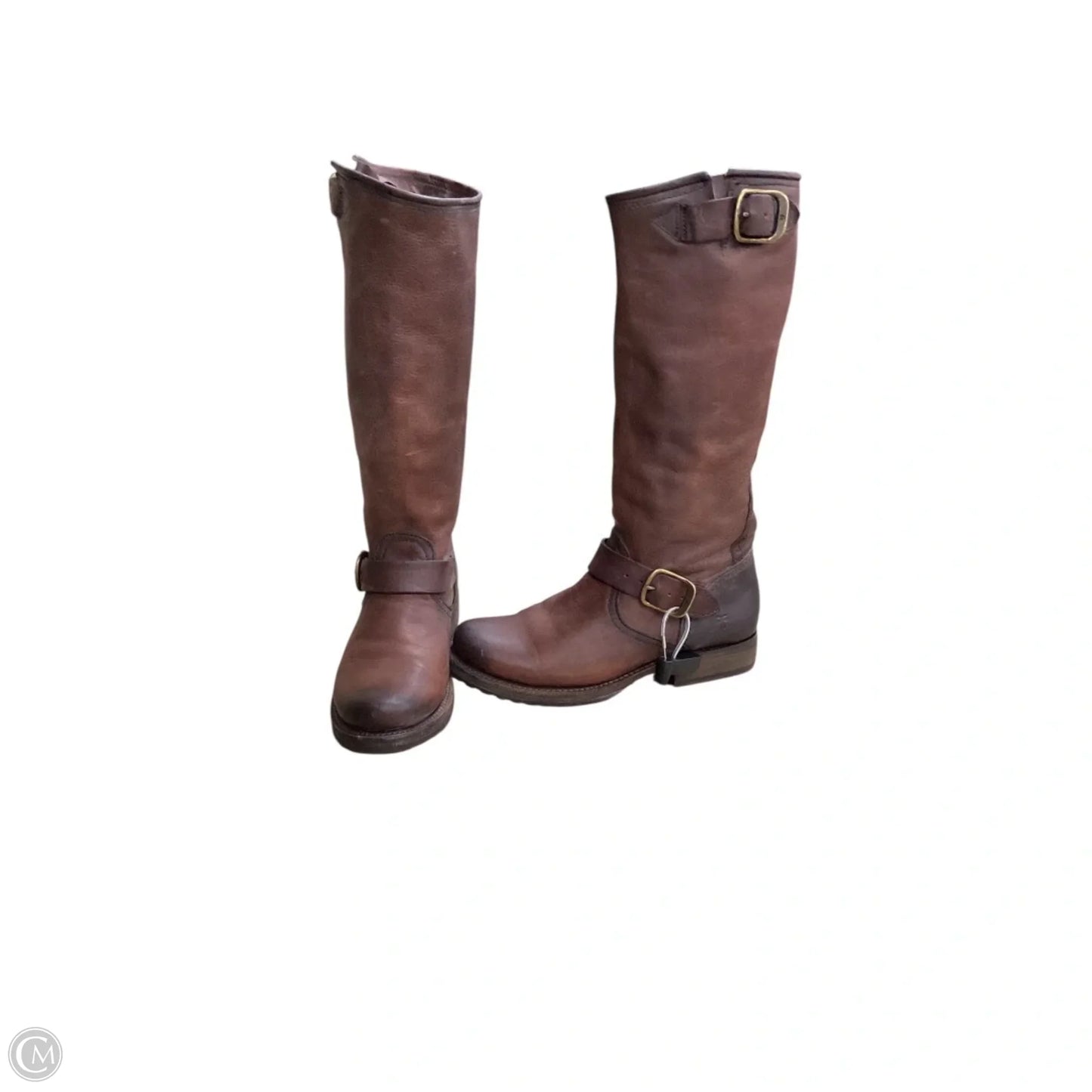 Boots Designer By Frye In Brown, Size: 6.5