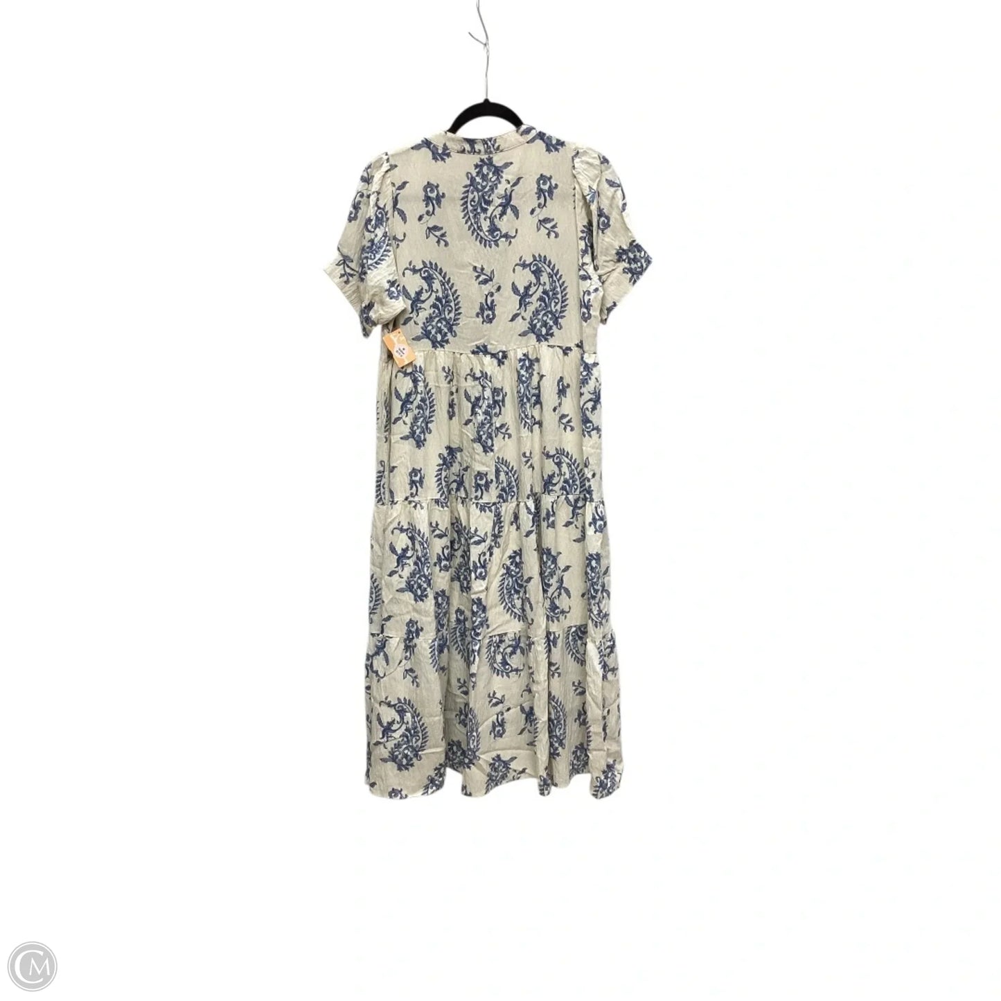 Dress Casual Maxi By Umgee In Blue & Cream, Size: S