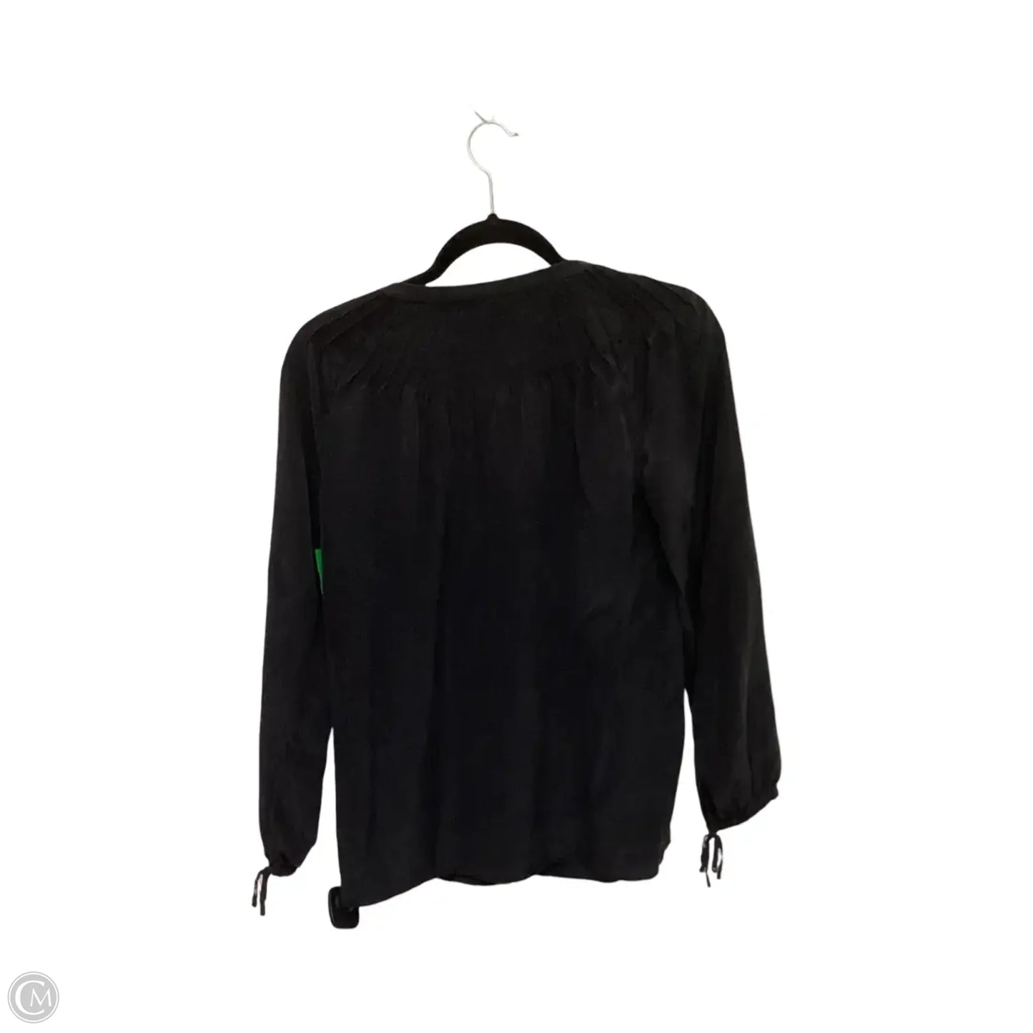 Blouse LS Designer By Lilly Pulitzer In Black, Size: S