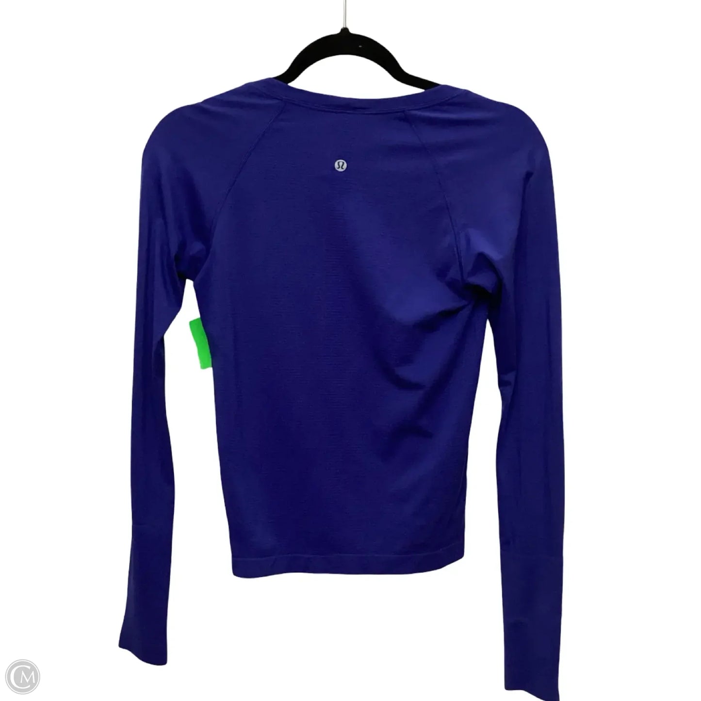 Athletic Top Long Sleeve Crewneck By Lululemon In Blue, Size: 6
