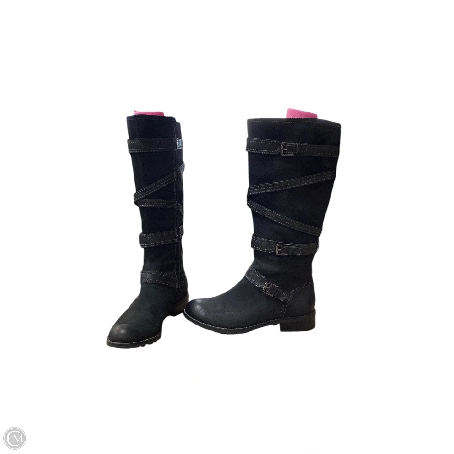 Boots Knee Flats By Sofft In Black, Size: 8