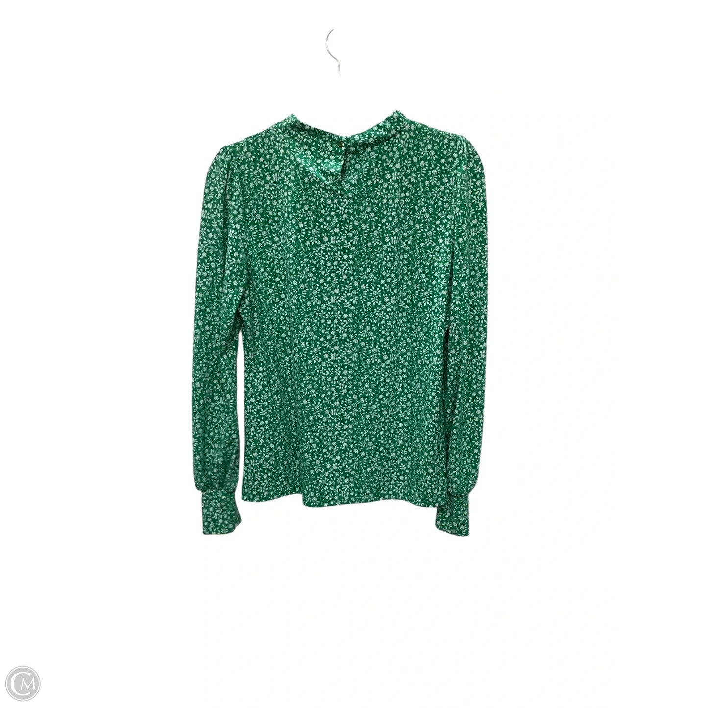 Top Long Sleeve By Adrianna Papell In Green, Size: L