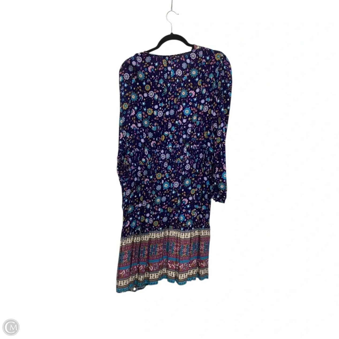Dress Casual Short By Umgee In Blue, Size: Xl