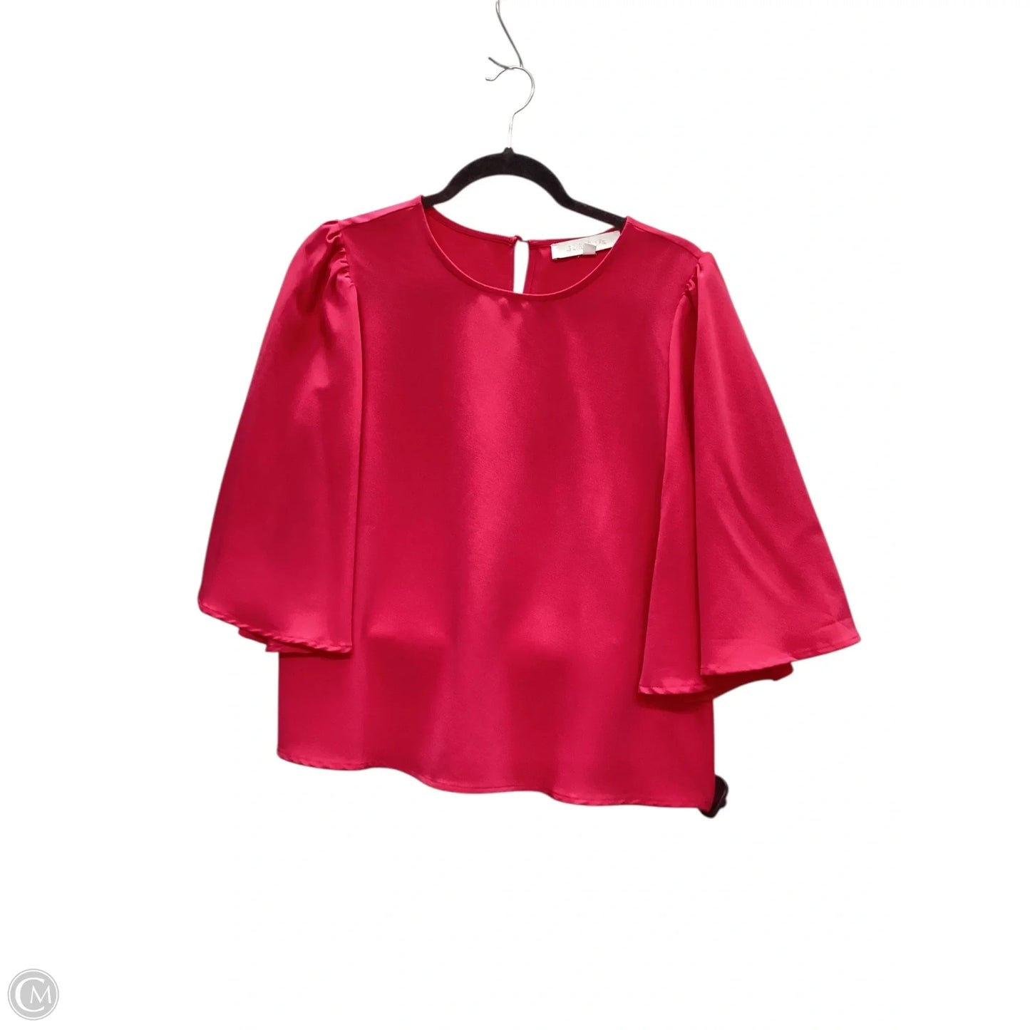 Blouse 3/4 Sleeve By Sugar Lips In Pink, Size: S