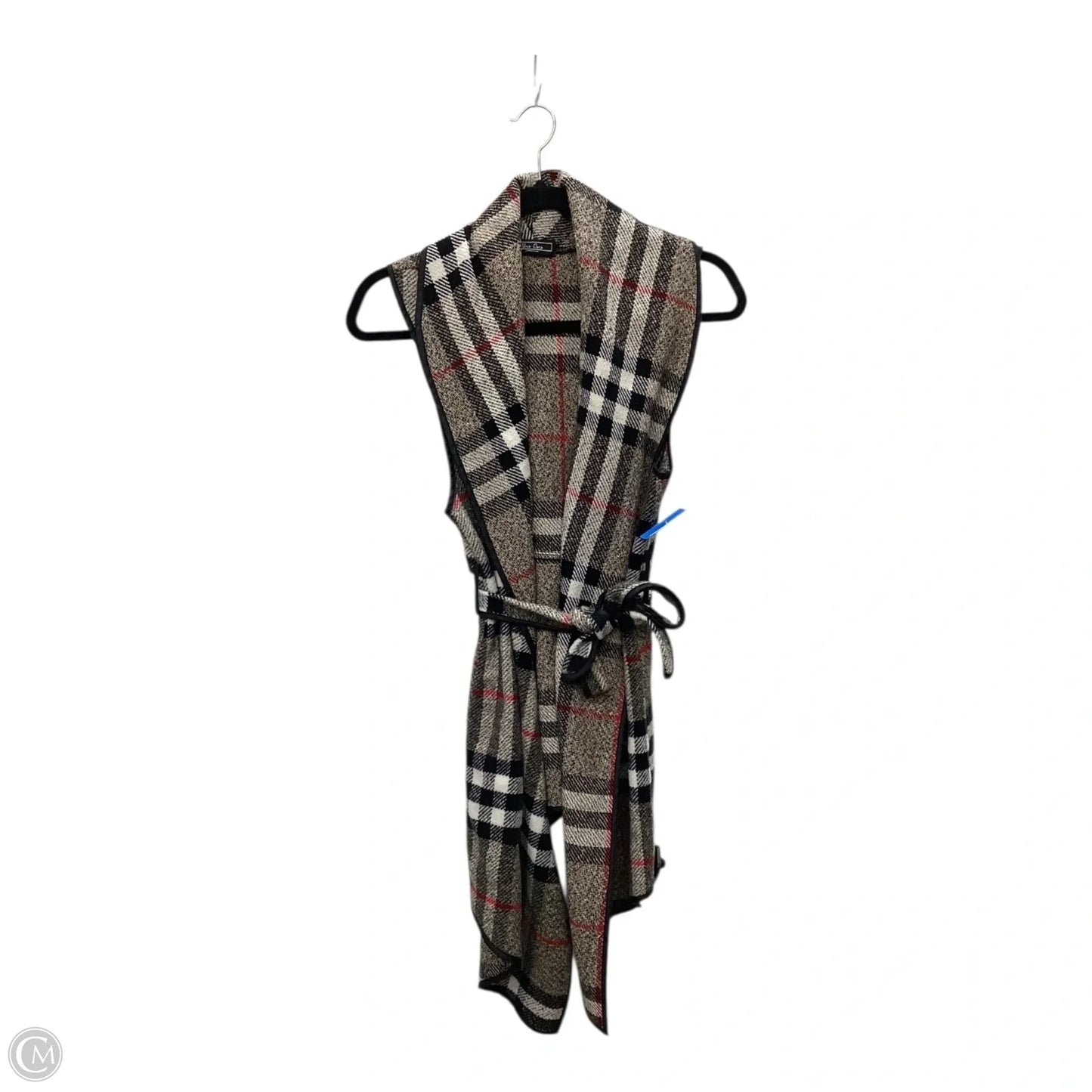 Vest Other By Clothes Mentor In Plaid Pattern, Size: S