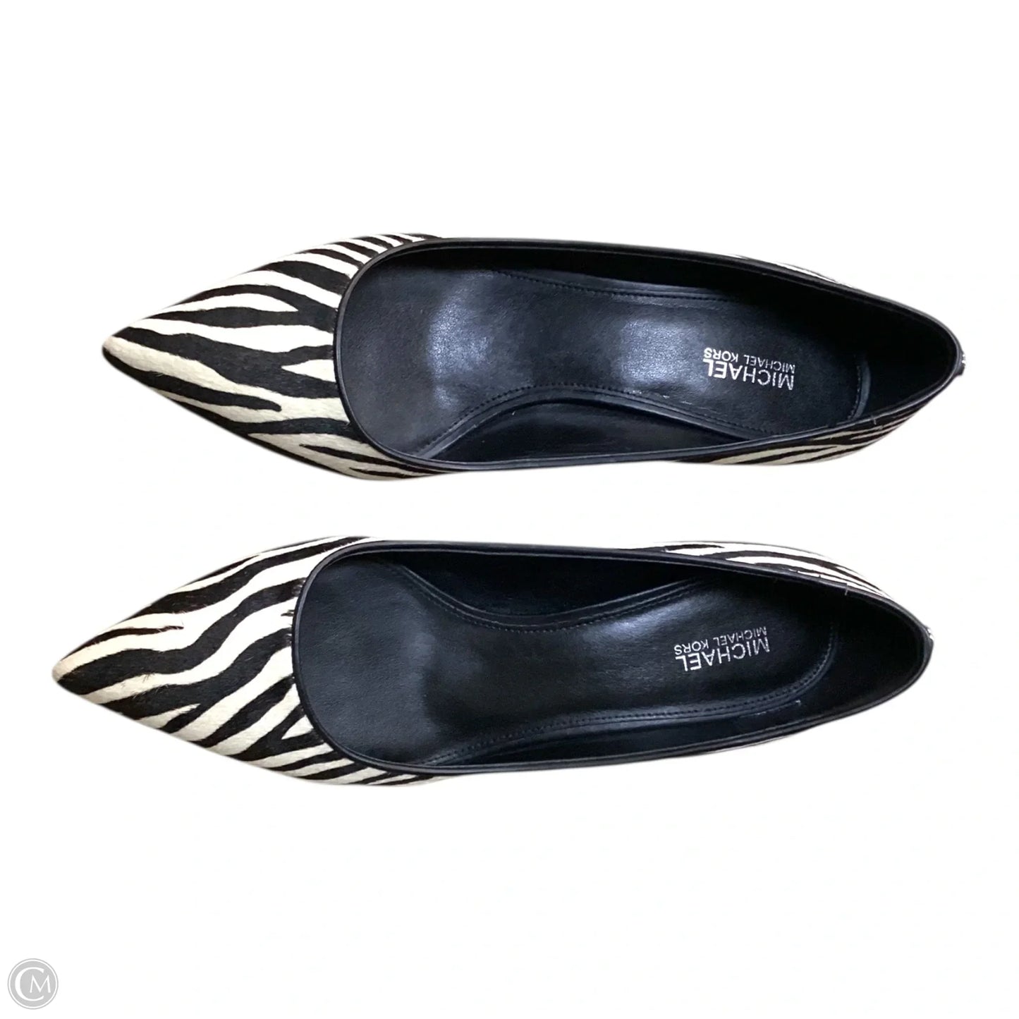 Shoes Heels Kitten By Michael By Michael Kors In Zebra Print, Size: 7.5