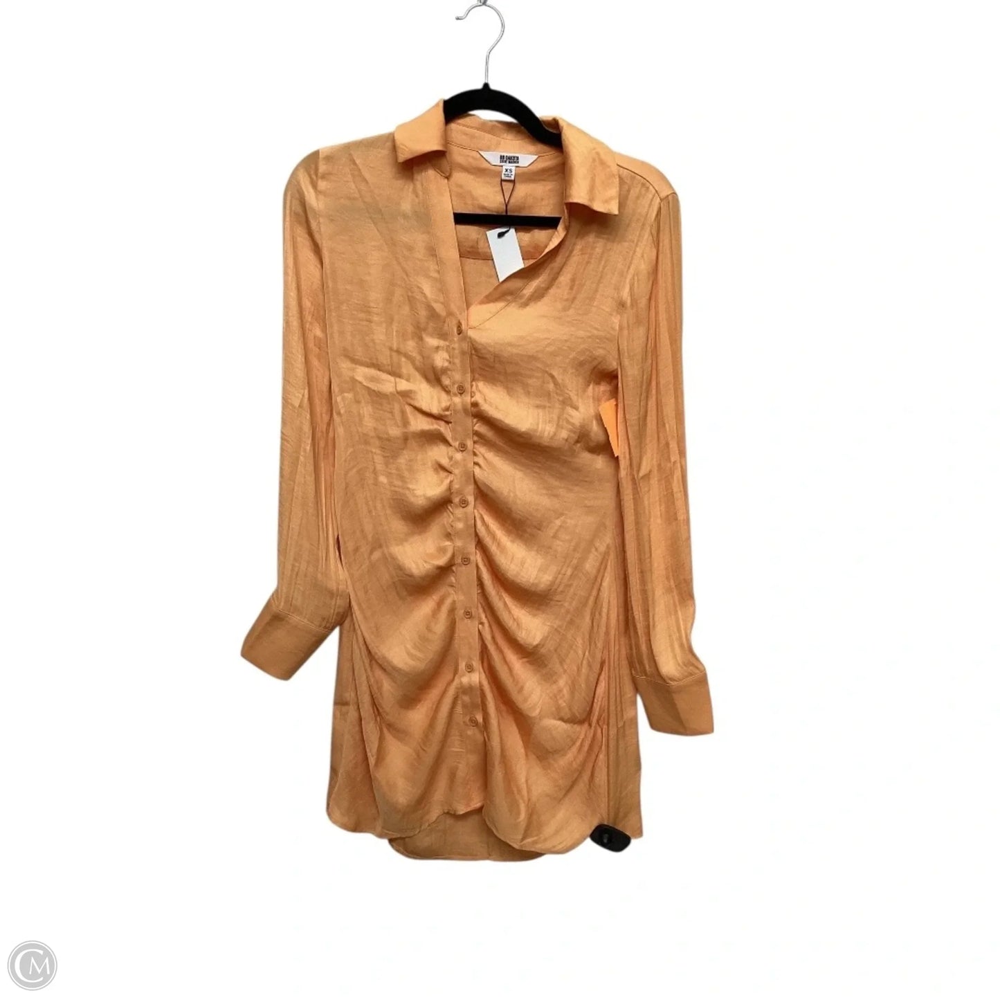 Blouse Long Sleeve By Bb Dakota In Orange, Size: Xs