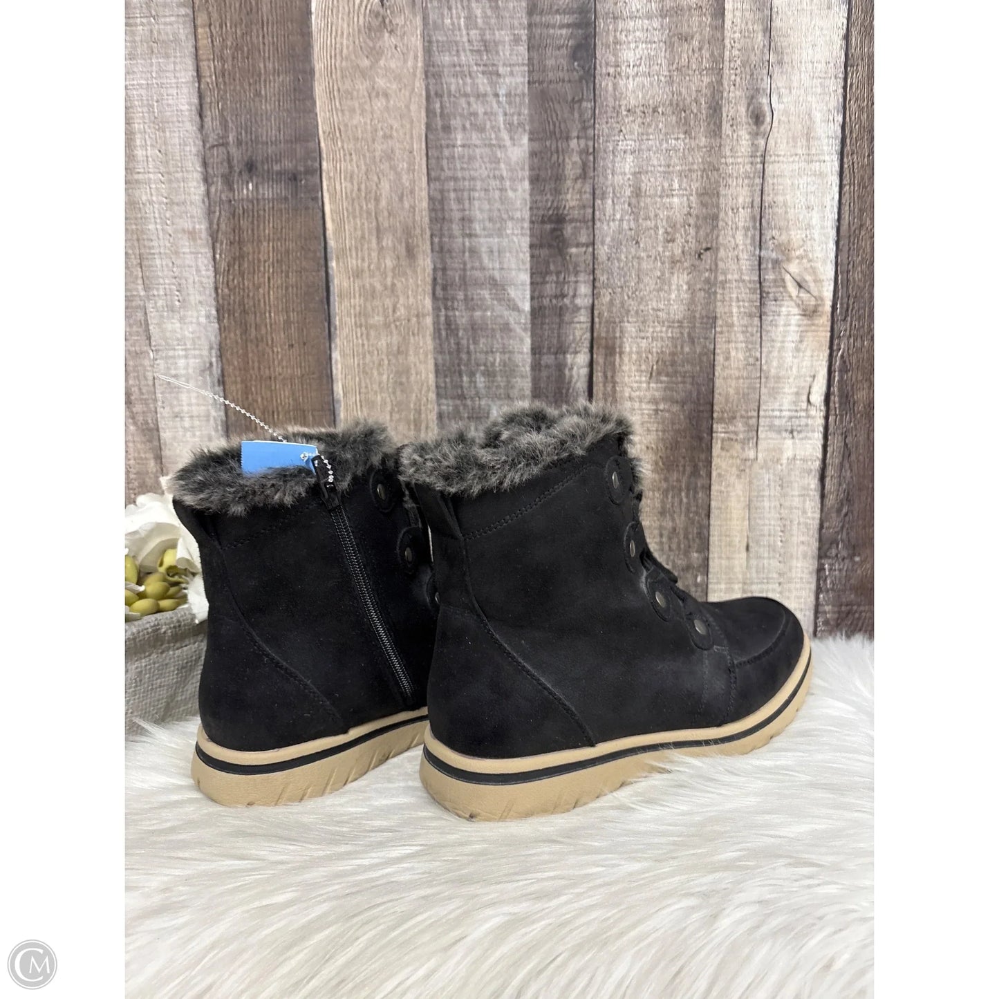 Boots Ankle Flats By Cliffs By White Mountain In Black, Size: 8.5