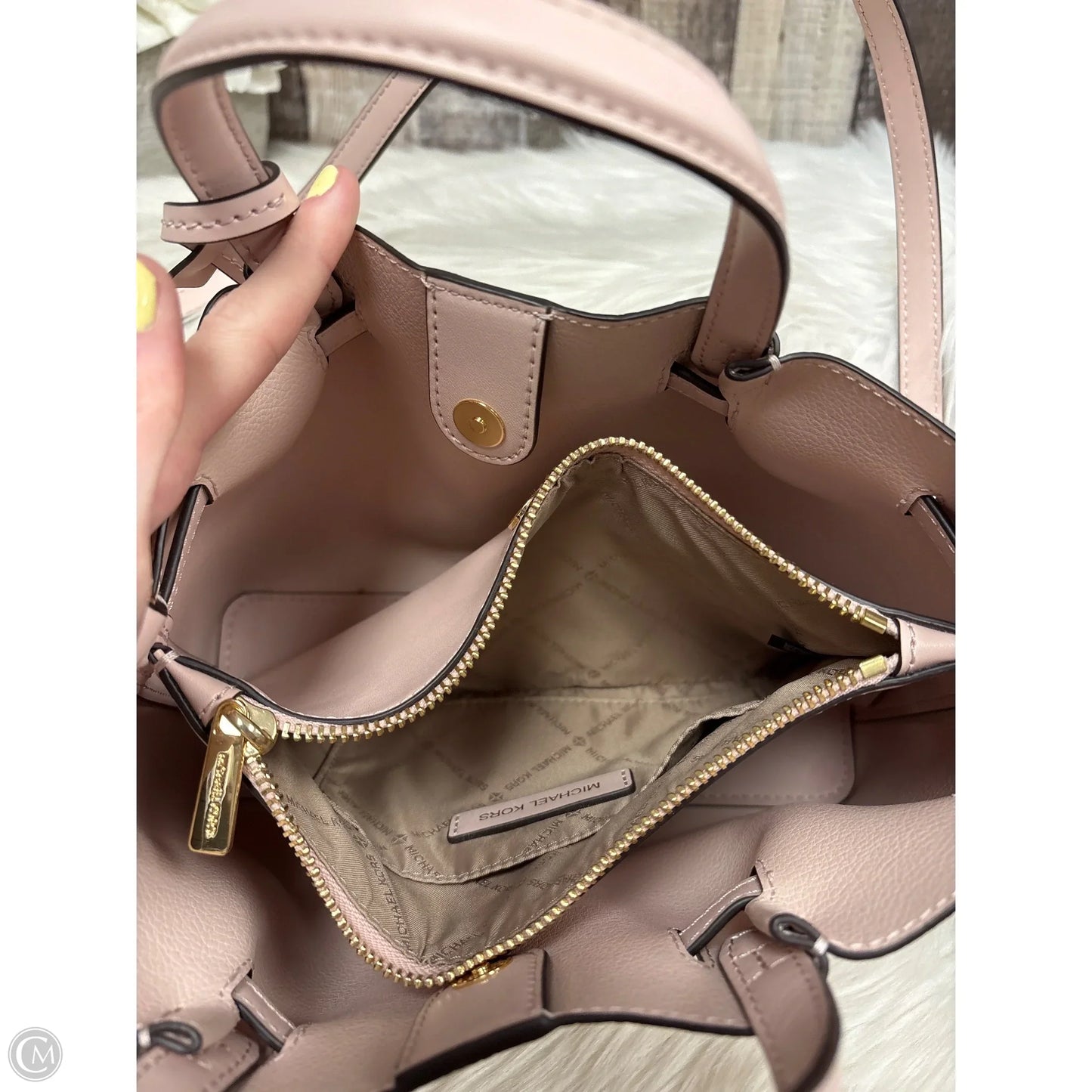 Crossbody Designer By Michael Kors, Size: Medium