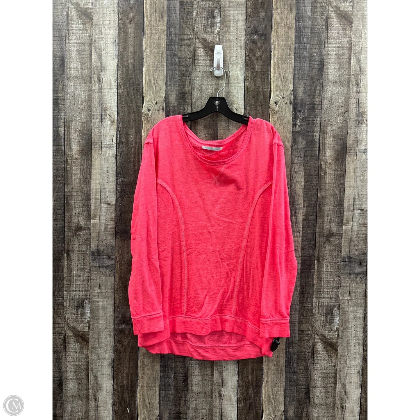 Top Long Sleeve By Maurices In Pink, Size: L