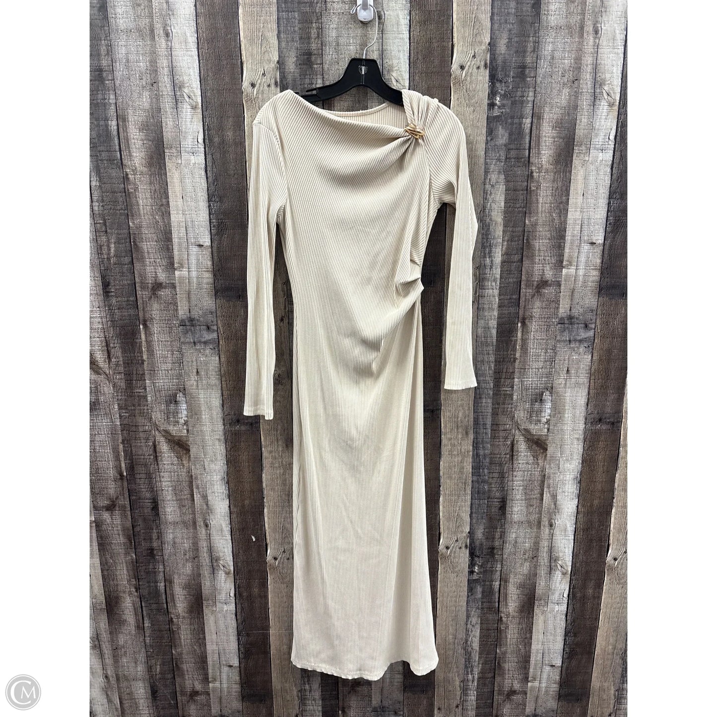 Dress Casual Maxi By Shein In Tan, Size: M
