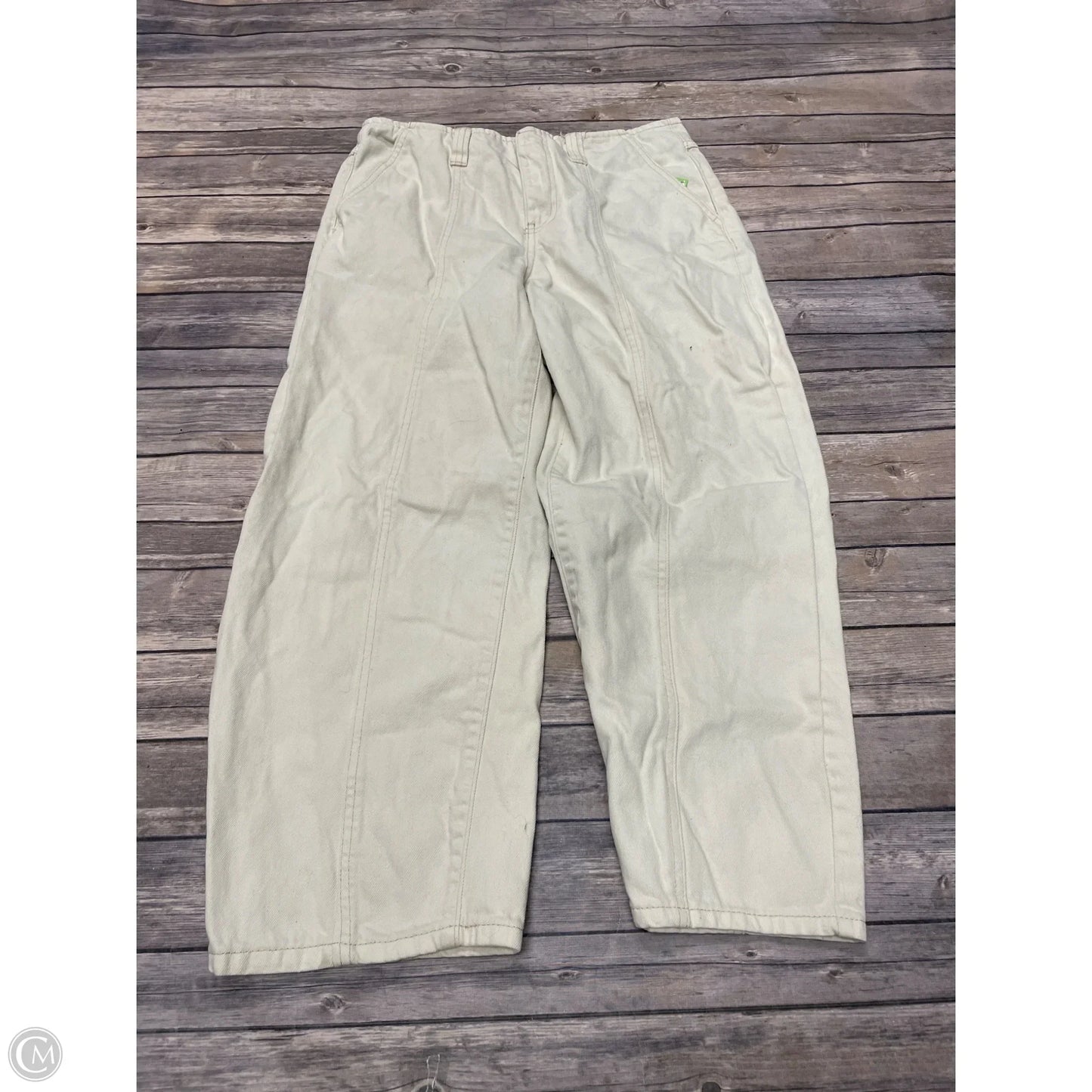 Jeans Wide Leg By Universal Thread In Cream, Size: 8