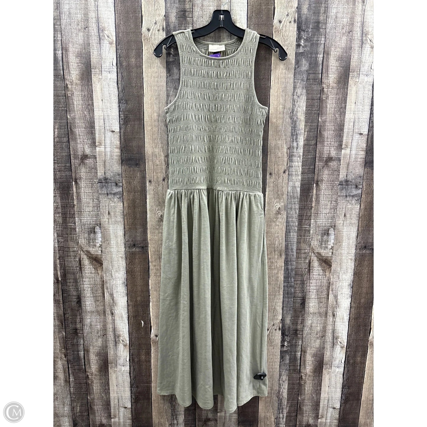 Dress Casual Midi By Universal Thread In Green, Size: M