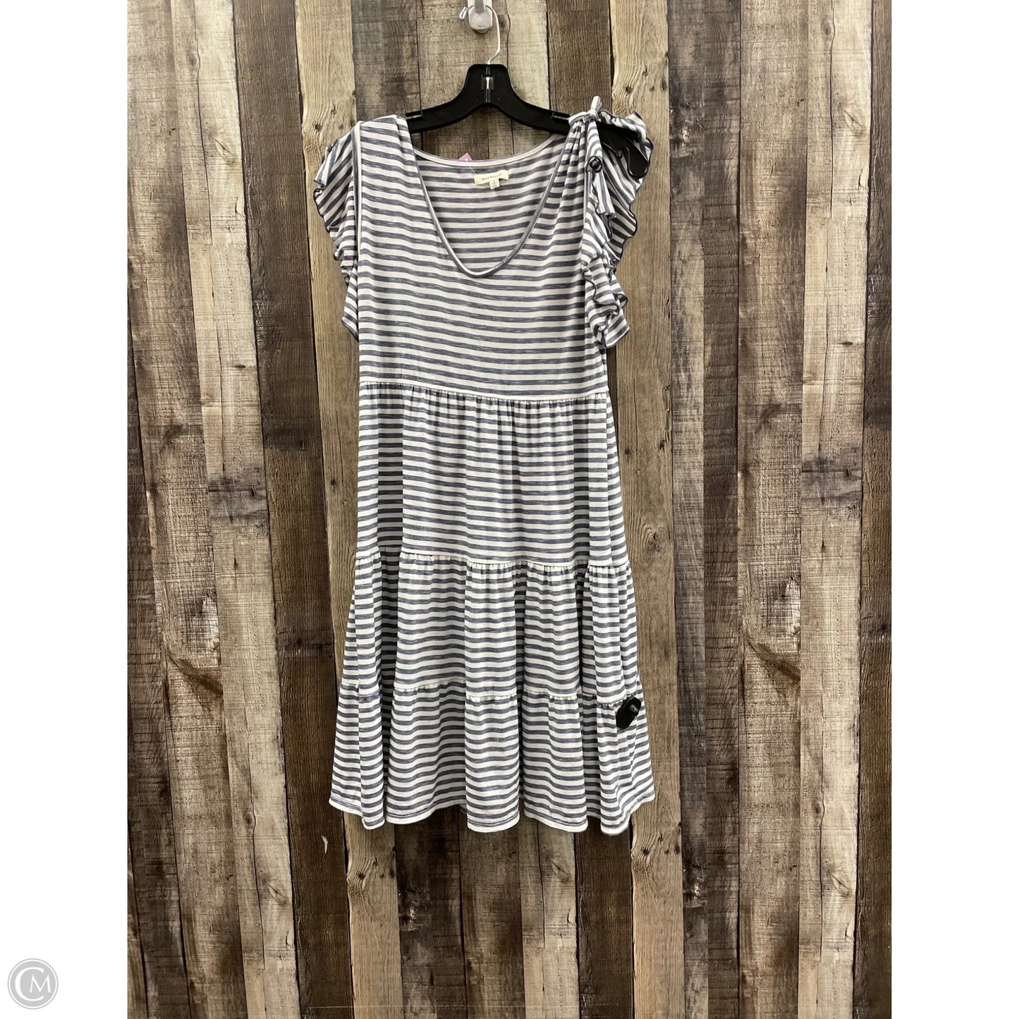 Dress Casual Short By Max Studio In Striped Pattern, Size: L
