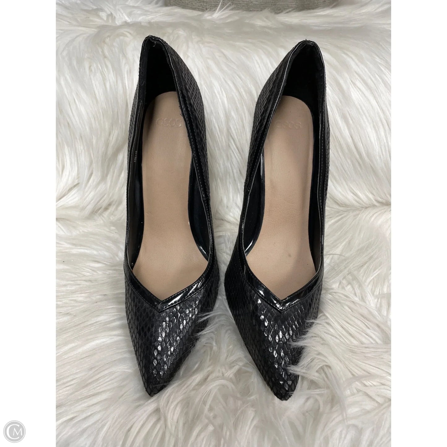 Shoes Heels Stiletto By Asos In Black, Size: 6.5