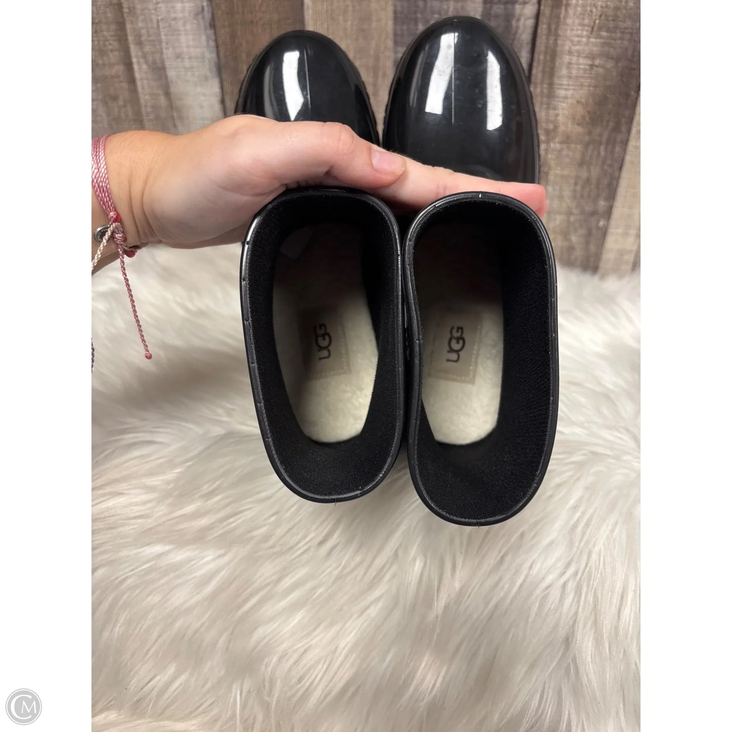 Boots Designer By Ugg In Black, Size: 7