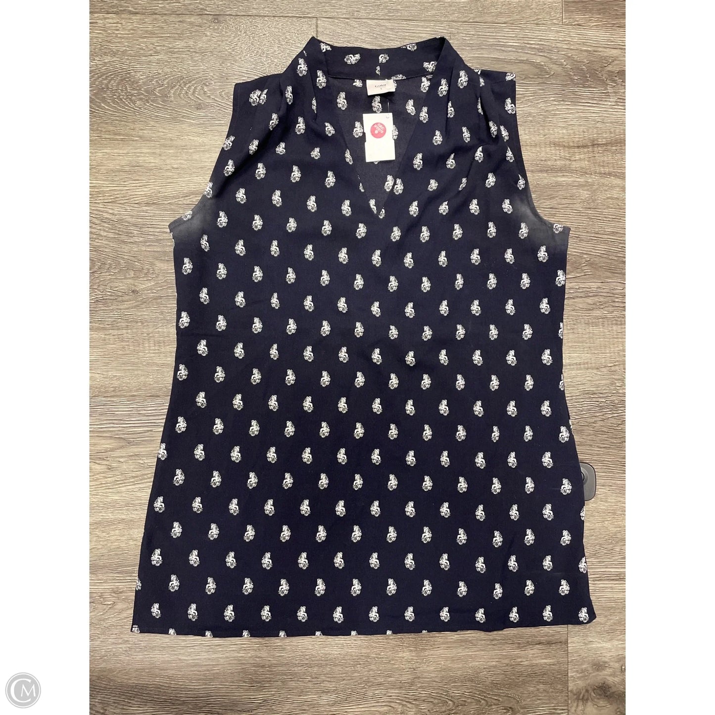 Top Sleeveless By Cabi In Navy, Size: S