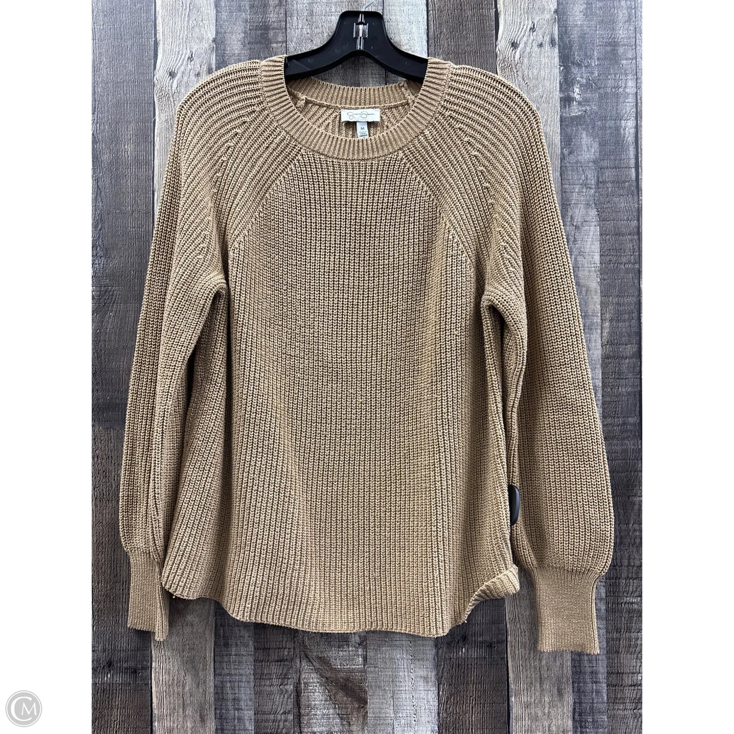 Sweater By Jessica Simpson In Tan, Size: M