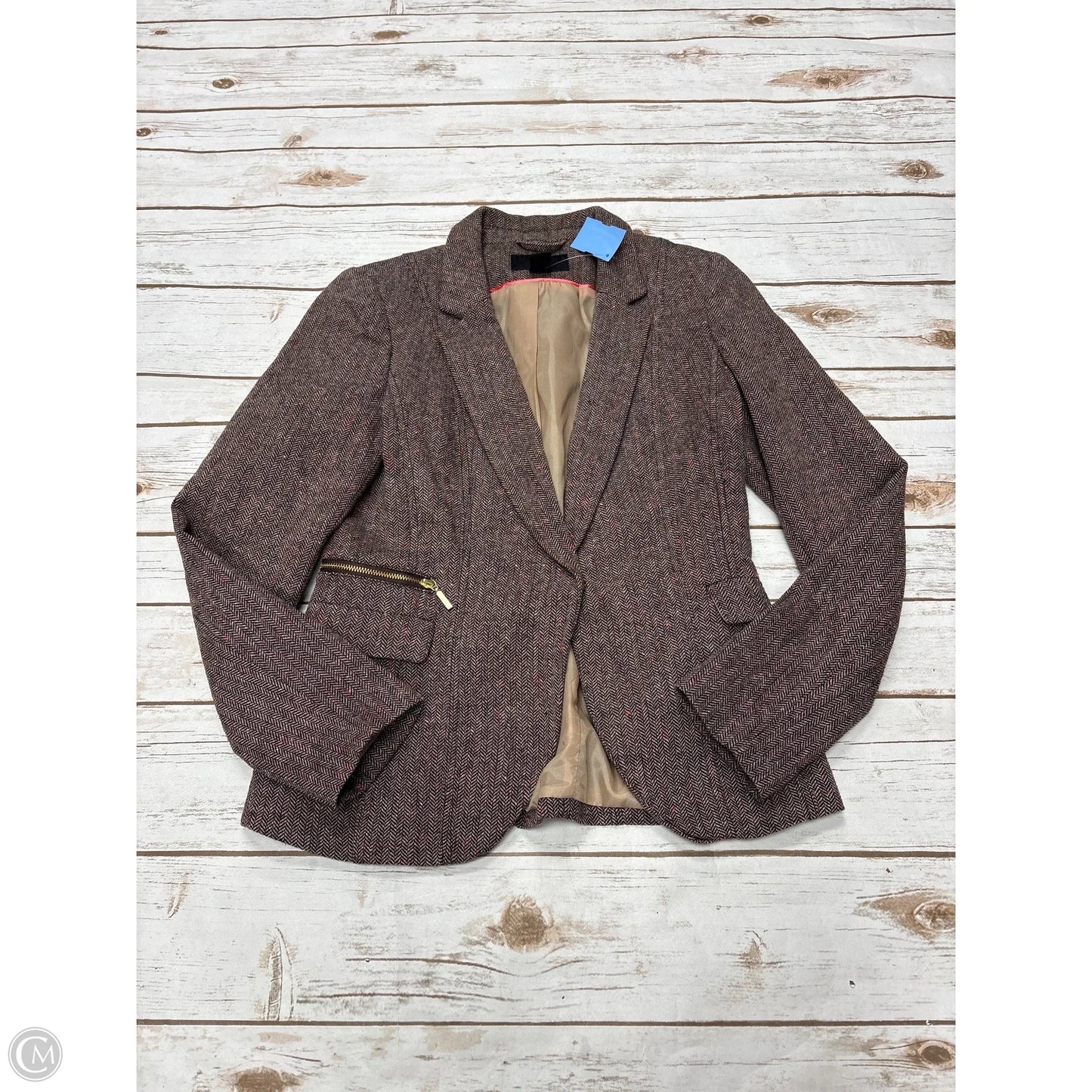Blazer By H&m In Brown, Size: M
