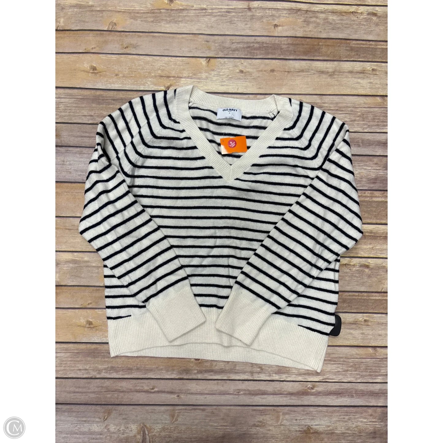 Sweater By Old Navy In Striped Pattern, Size: M
