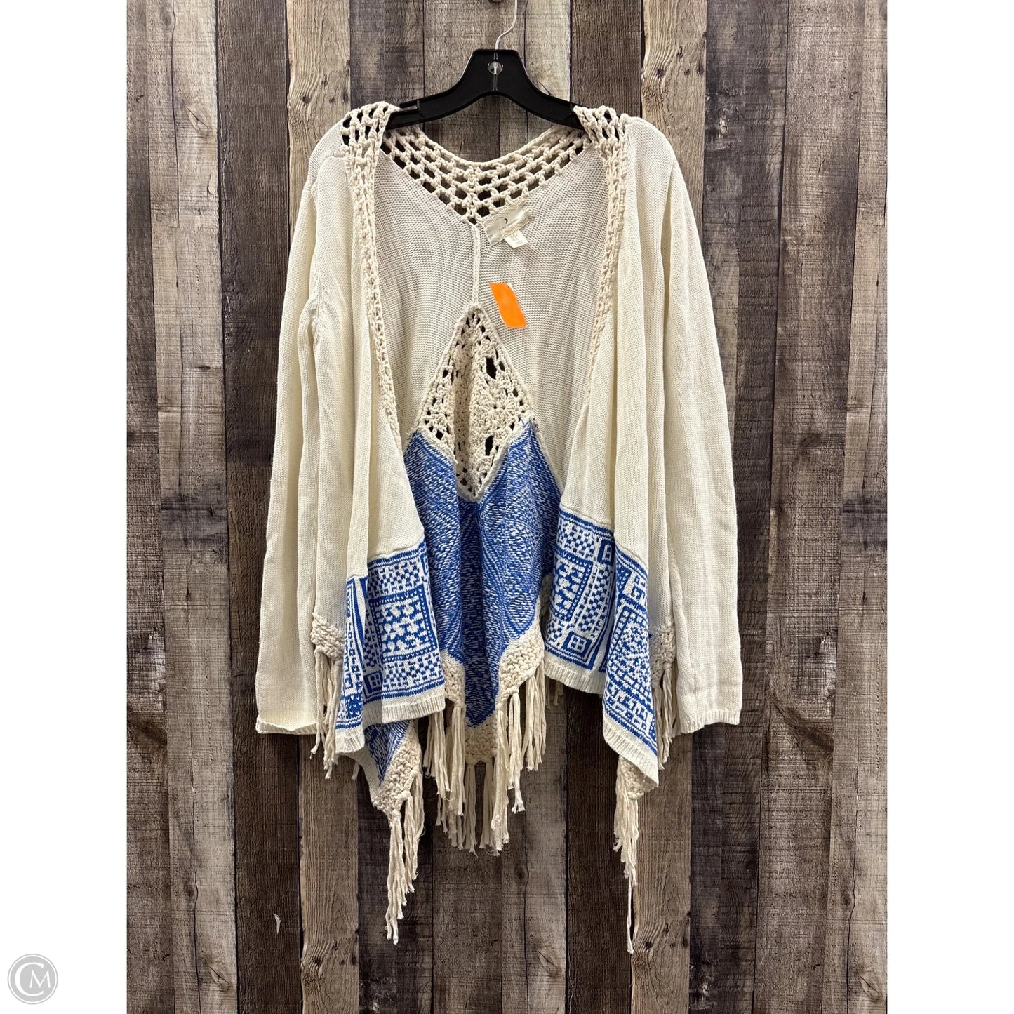 Sweater Cardigan By Cme In Cream, Size: S