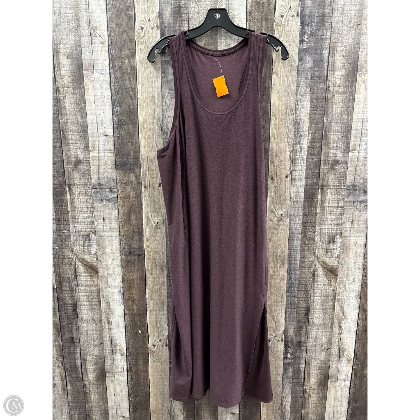 Dress Casual Maxi By Fabletics In Maroon, Size: Xl
