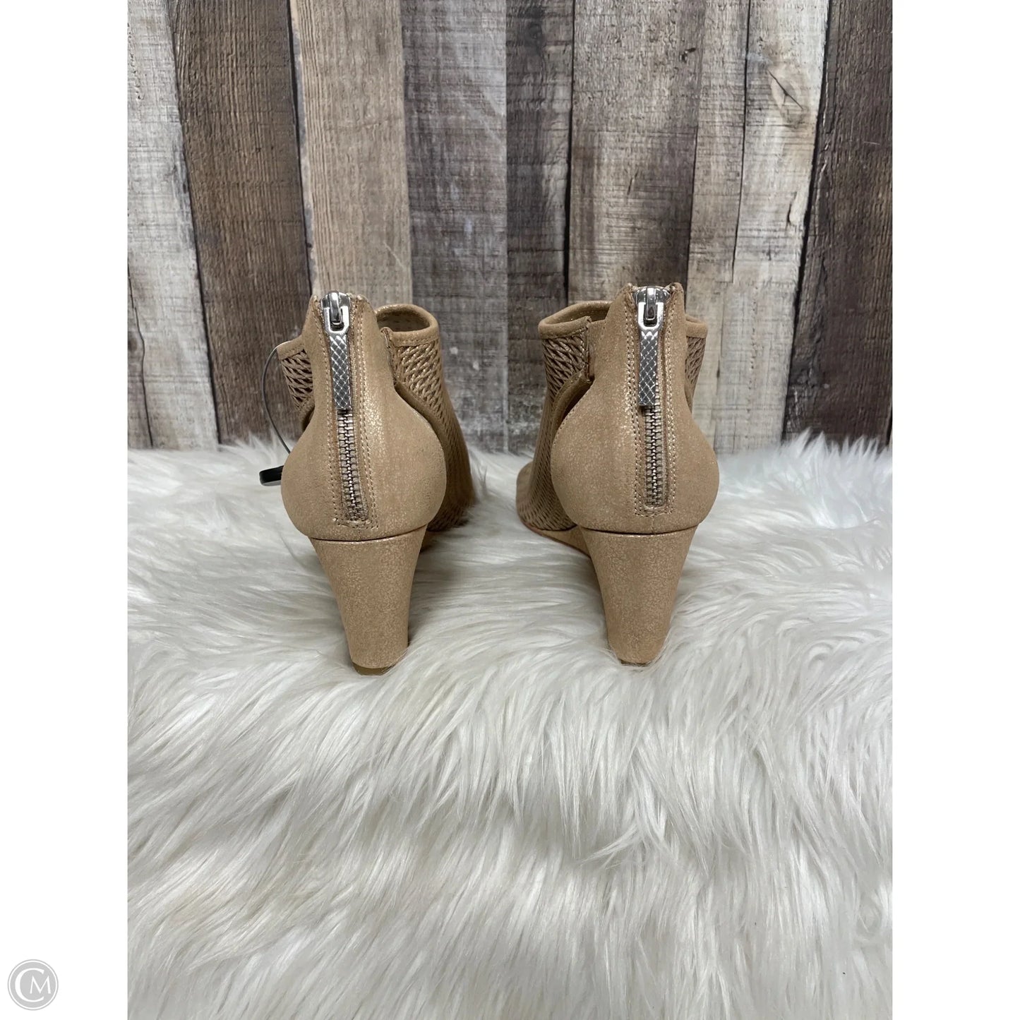Sandals Heels Wedge By Donald Pliner In Gold, Size: 10