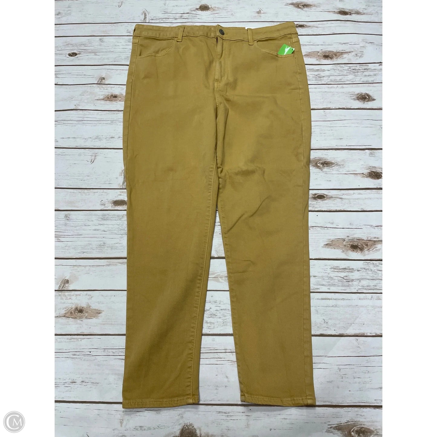 Jeans Jeggings By American Eagle In Gold, Size: 18