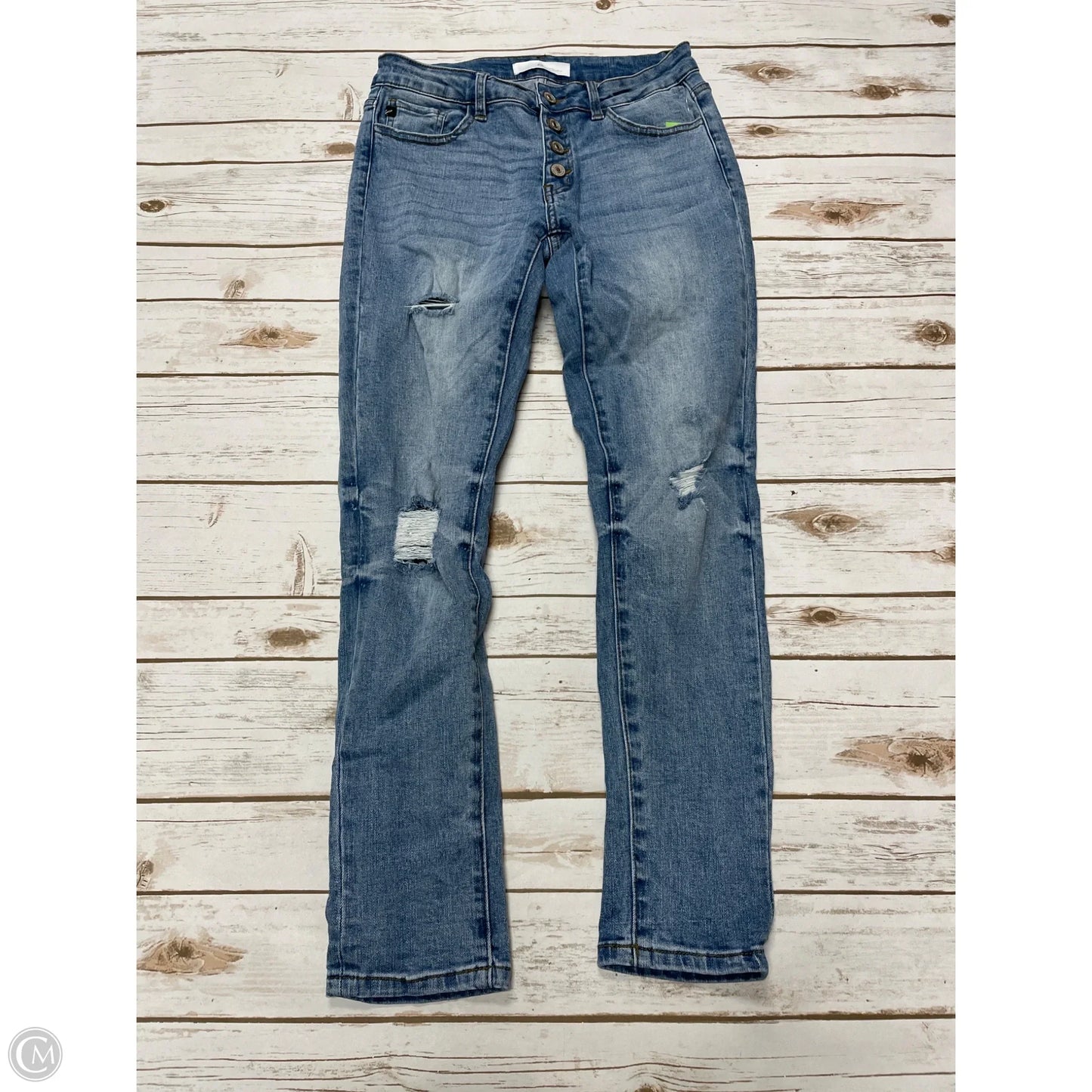 Jeans Skinny By Kancan In Blue Denim, Size: 2