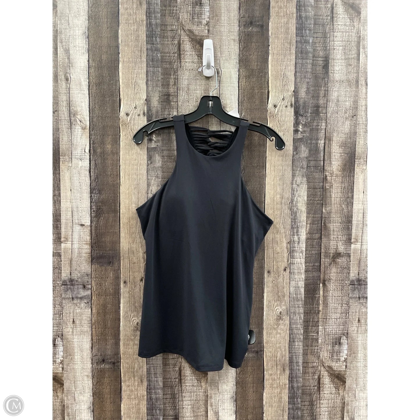 Athletic Tank Top By Fabletics In Black, Size: L