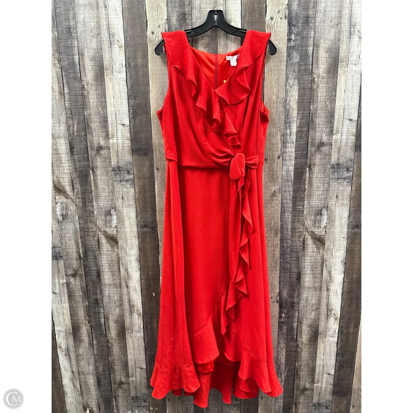 Dress Casual Maxi By London Times In Red, Size: 16