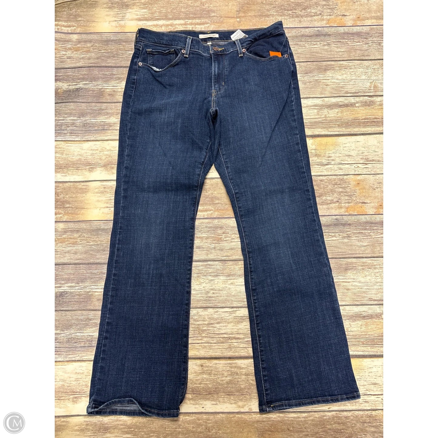 Jeans Boot Cut By Levis In Blue, Size: 12
