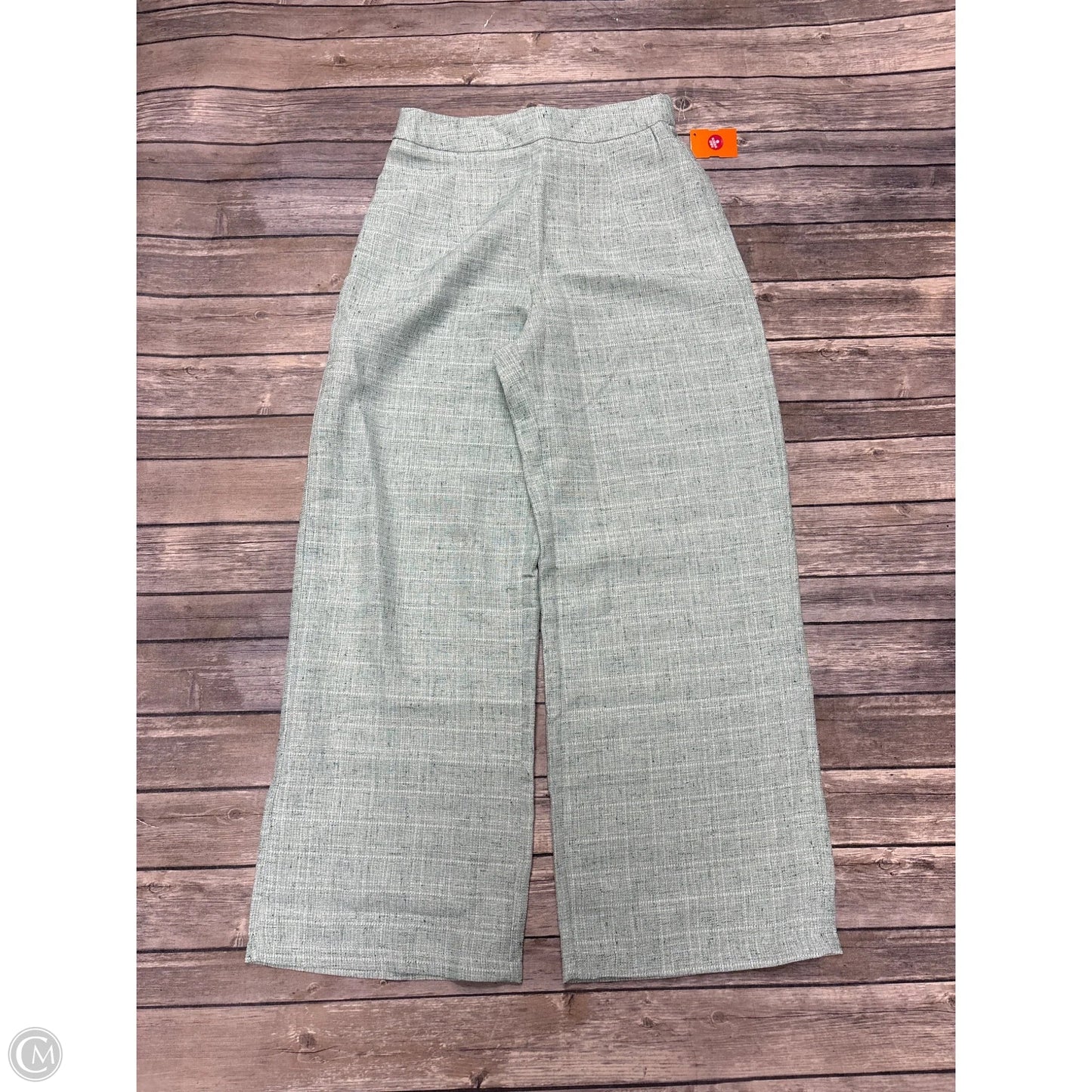 Pants Wide Leg By Shein In Green, Size: S