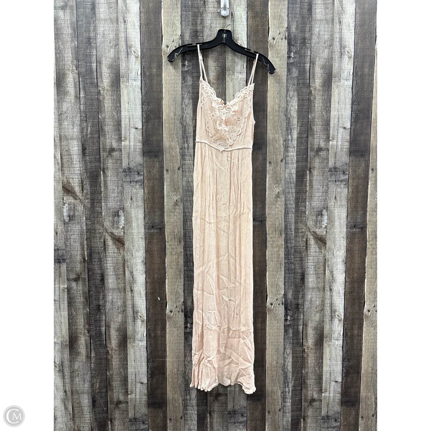 Dress Casual Maxi By Forever 21 In Peach, Size: S