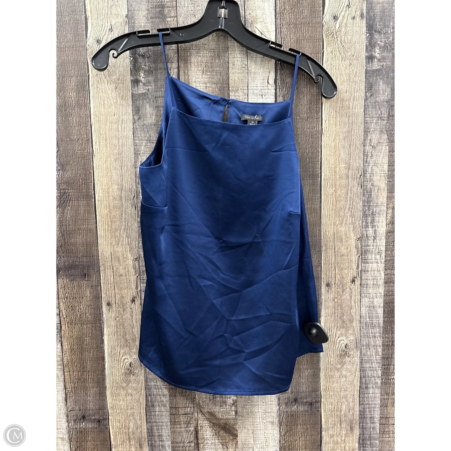 Top Sleeveless By Ann Taylor In Navy, Size: Xs