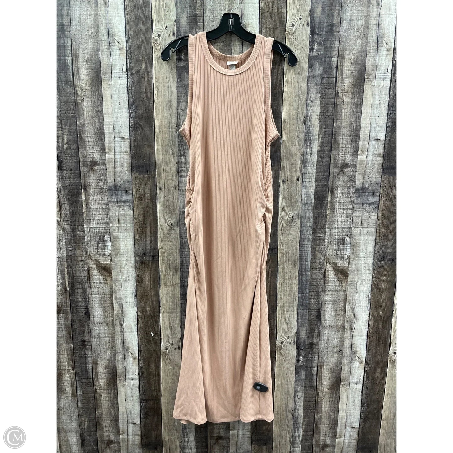 Dress Casual Maxi By A New Day In Tan, Size: L