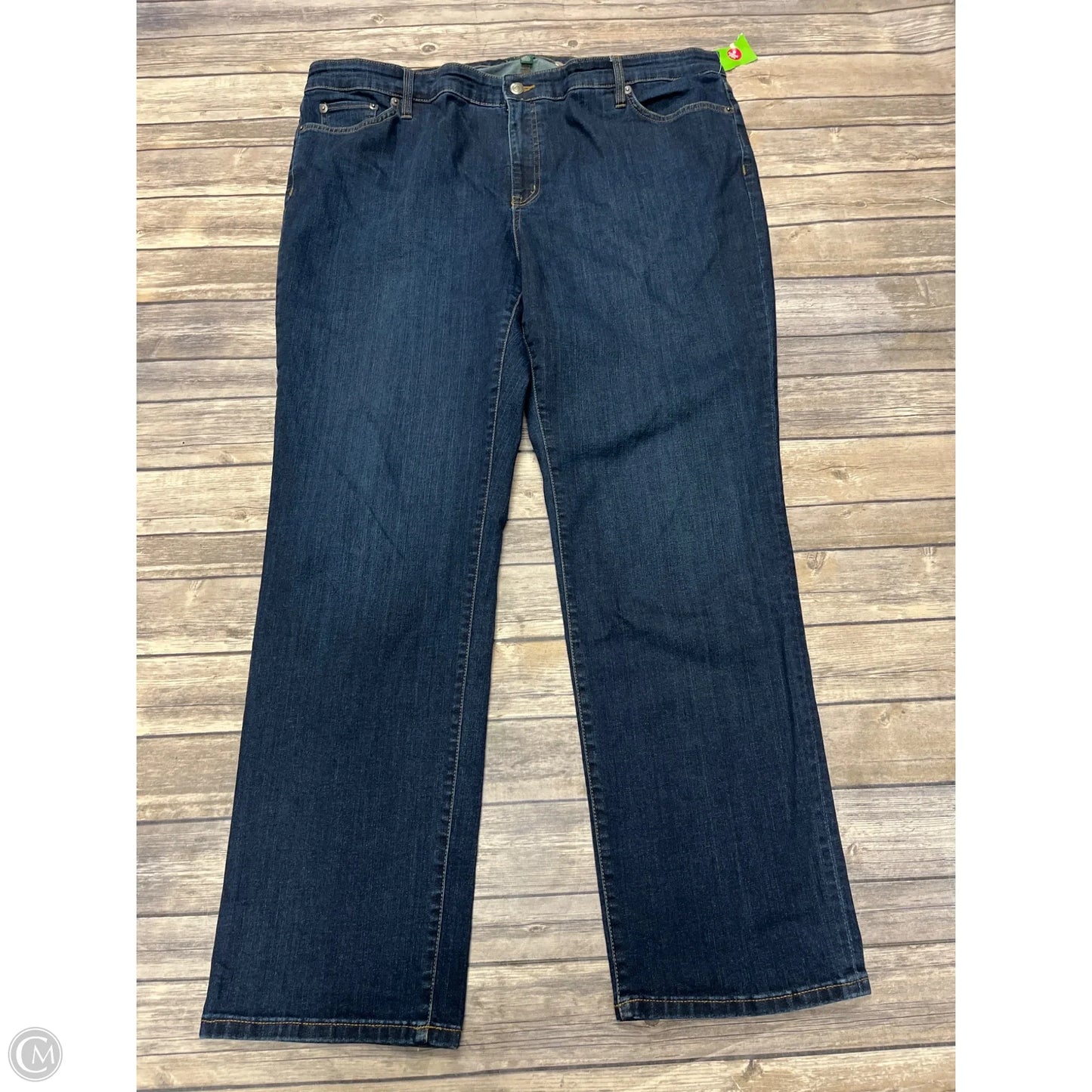 Jeans Boot Cut By Lauren By Ralph Lauren In Blue, Size: 20
