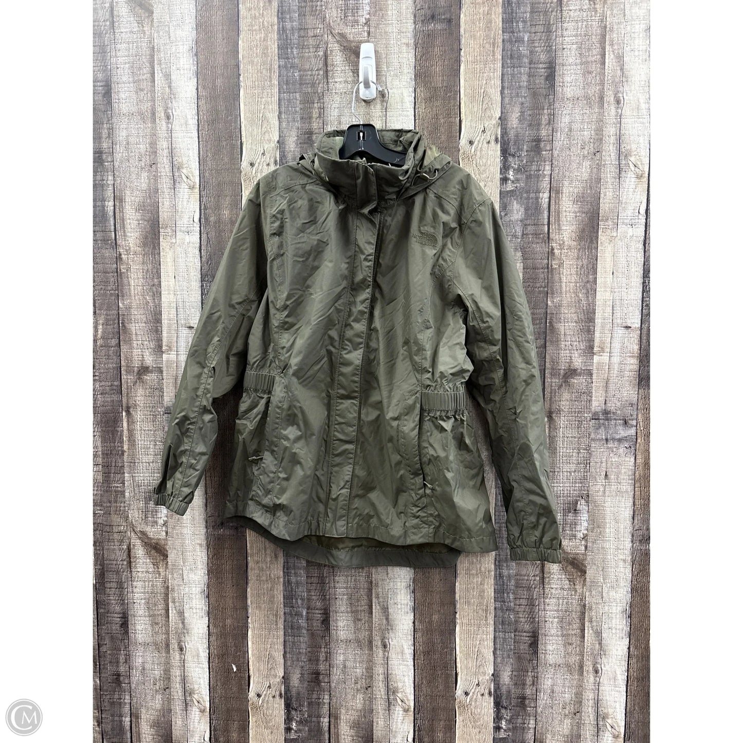 Coat Raincoat By The North Face In Green, Size: Xl