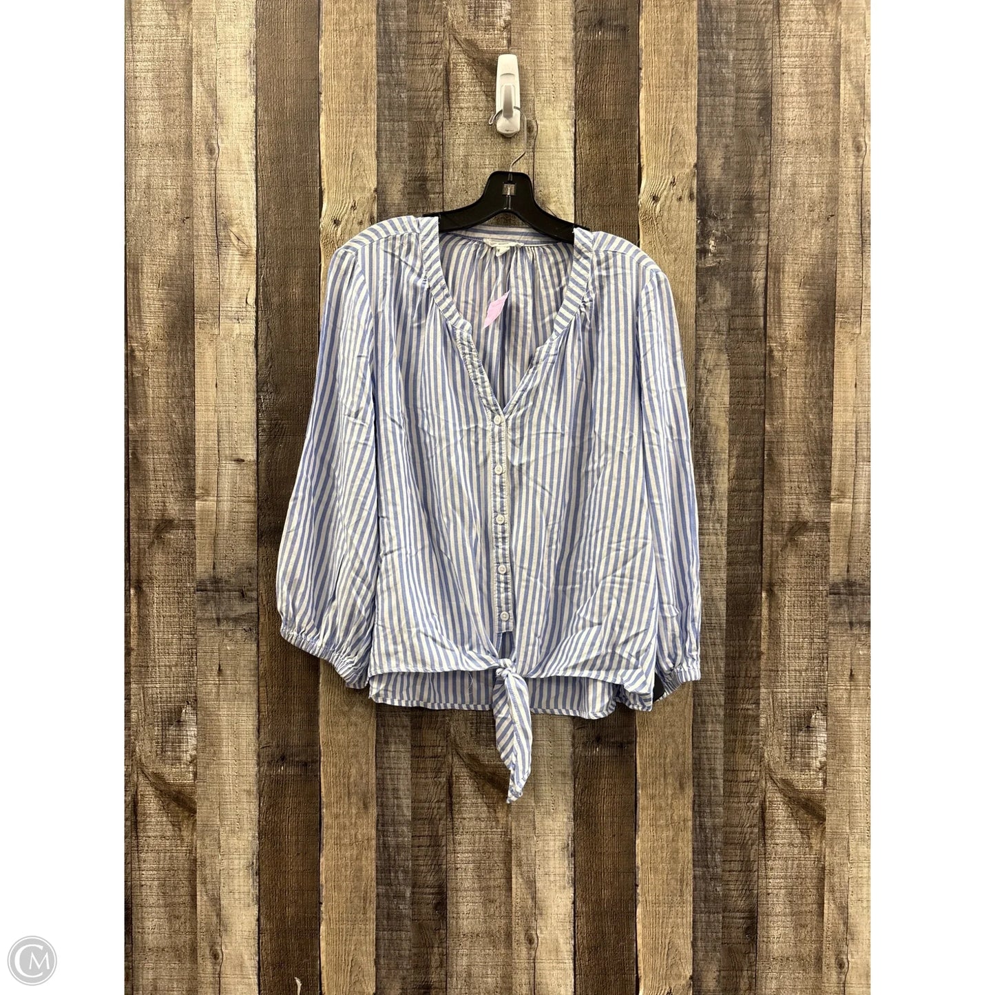 Top 2pc Long Sleeve By Beachlunchlounge In Striped Pattern, Size: Xl