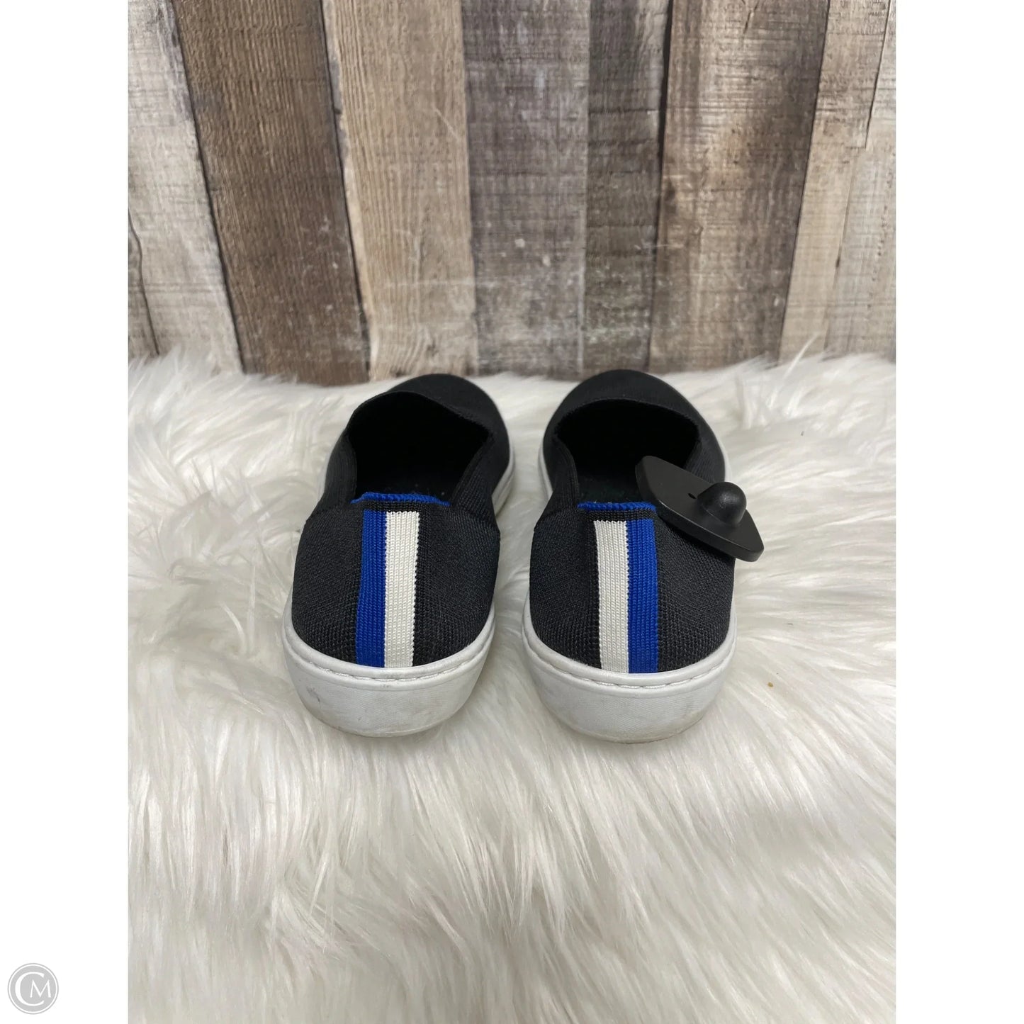 Shoes Flats By Rothys In Black & White, Size: 6.5