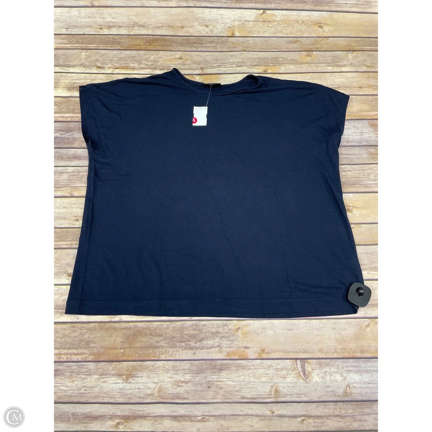 Top Short Sleeve By J. Jill In Navy, Size: L