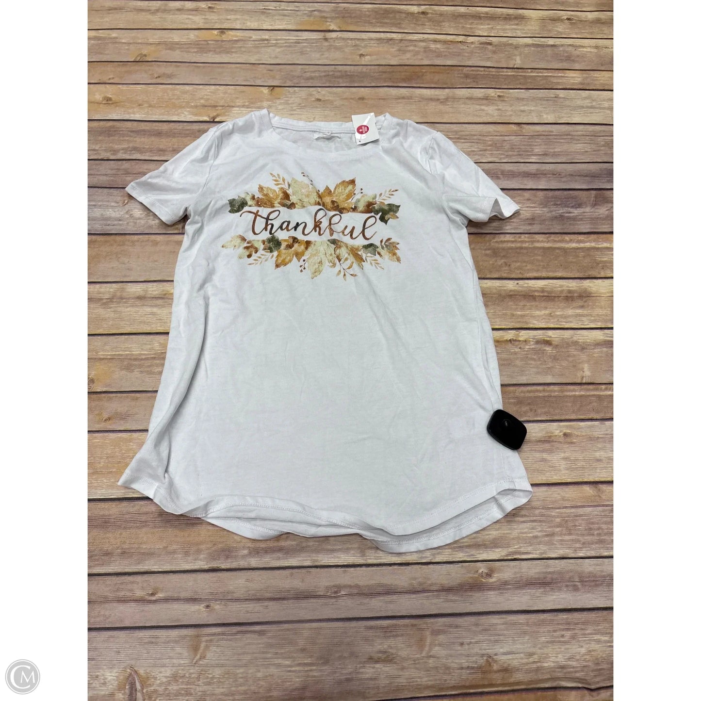 Top Short Sleeve By Maurices In White, Size: Xs