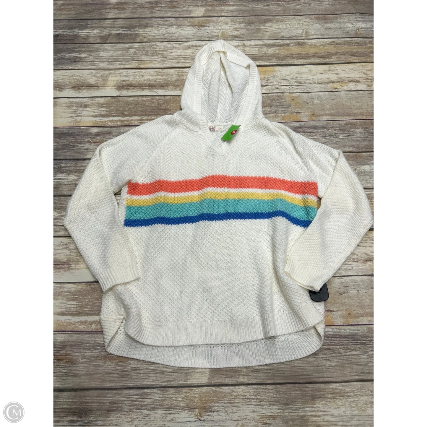 Sweater By So In Striped Pattern, Size: Xl