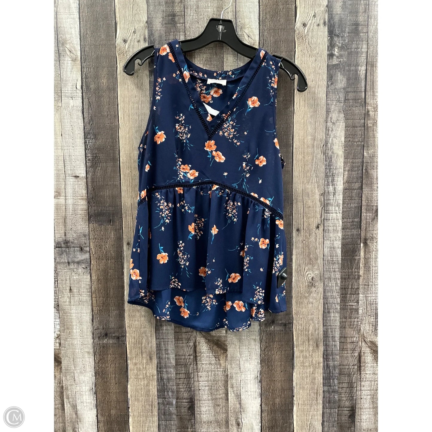 Top Sleeveless By Sienna Sky In Floral Print, Size: S