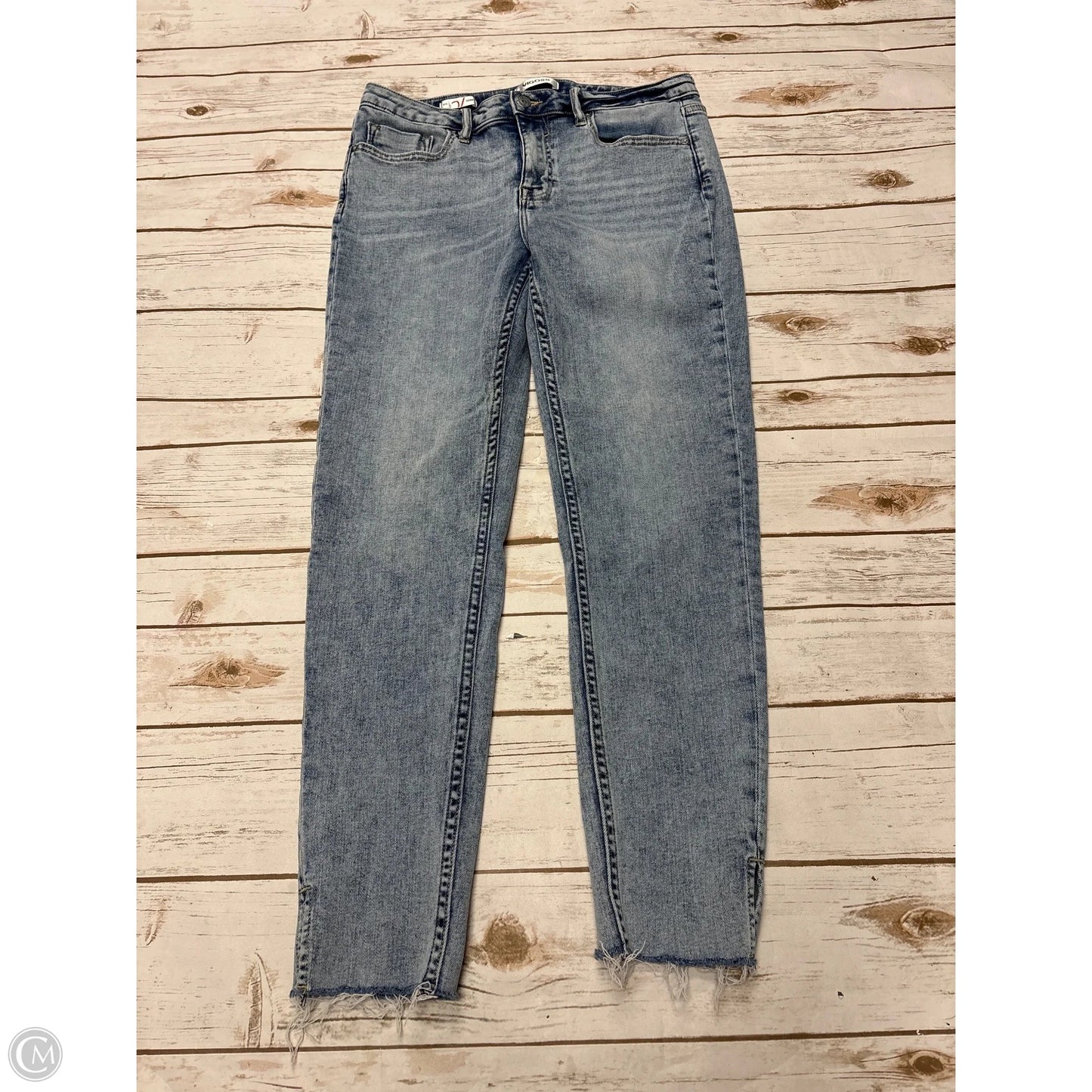 Jeans Skinny By Vigoss In Blue Denim, Size: 10